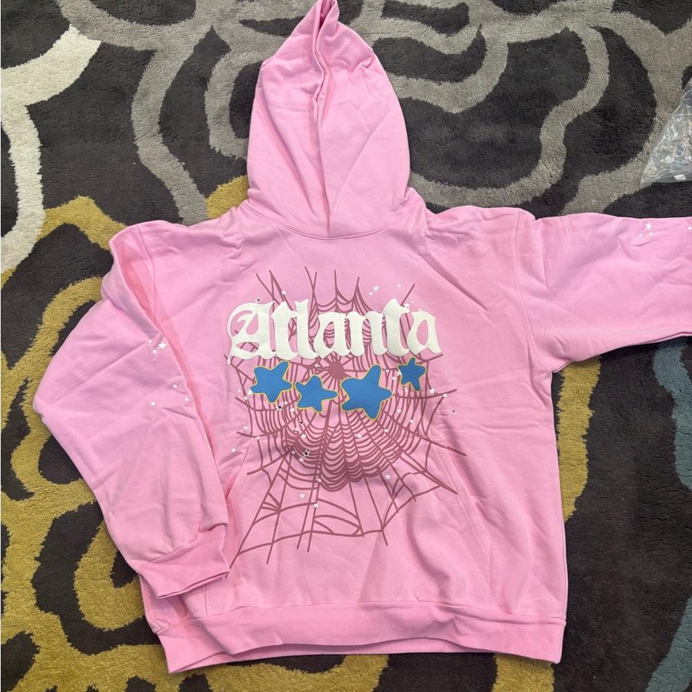Pink ATL Sp5der hoodies